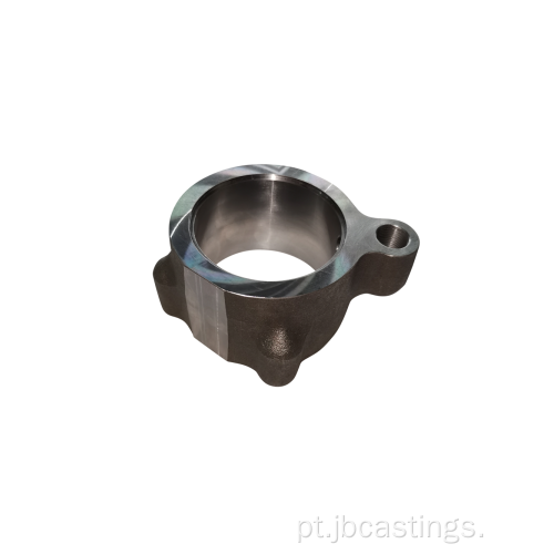 Peça de flange de aço usinado CNC